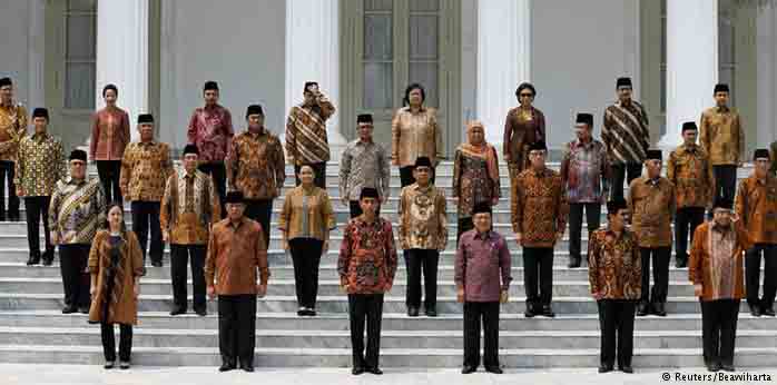 Susunan Kabinet Kerja Presiden Jokowi